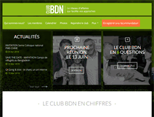 Tablet Screenshot of club-bdn.com